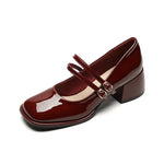 Load image into Gallery viewer, Mary Jane Pumps – Chic Slip-On High Heels for Office &amp; Career
