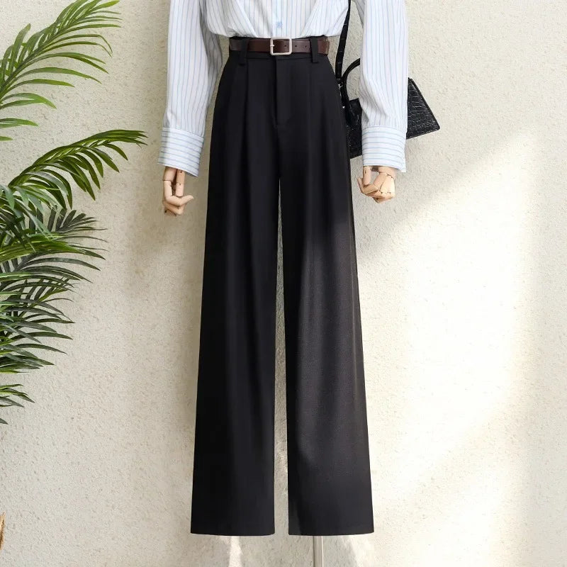 High-Waist Wide-Leg Pocket Pants | OWNLUXE
