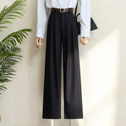 High-Waist Wide-Leg Pocket Pants | OWNLUXE