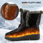 Load image into Gallery viewer, Waterproof Winter Boots for Women 2025 New Faux Fur Long Plush Snow Boots Woman Platform Shoes Warm Cotton Couples Ankle Boots
