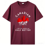 Canada National Day Graphic T-Shirt — Unisex Cotton Tee | OWNLUXE