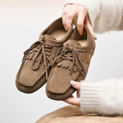 Women's Square Toe Loafers (Brown) – Shop at OWNLUXE