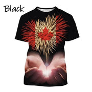 I Love Canada Flag Graphic T Shirt For Men Clothing T-Shirt | OWNLUXE