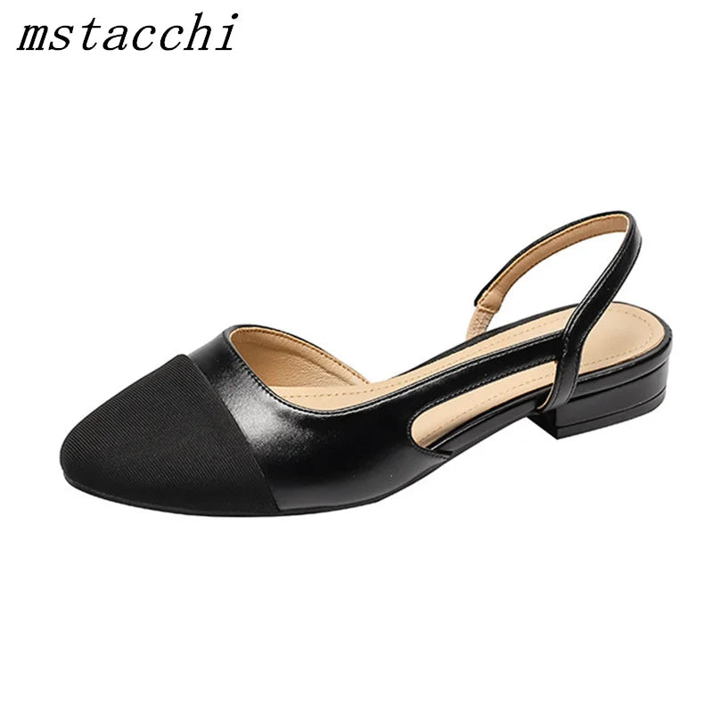 Women's Non-Slip Low-Heel Thick-Sole Heels | OWNLUXE