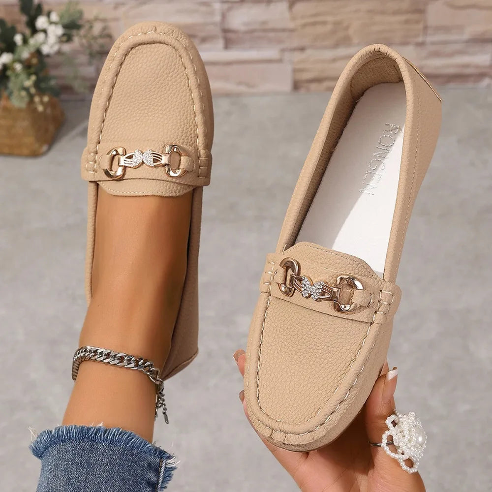Women's Round Toe Loafers – Shop at OWNLUXE