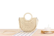 Spacious Straw Woven Crossbody Bag | OWNLUXE