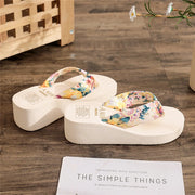Women’s Wedge Cork Slide Slippers – Lightweight Summer Lift