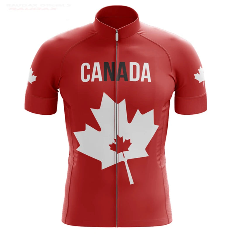 Canada Cycling Jersey 2026 - Quick Dry Performance Shirt