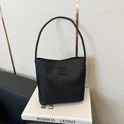 Nylon Embroidered Bucket Bag | OWNLUXE