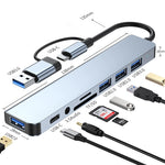Load image into Gallery viewer, FlexPort 8 – Ultimate USB-C Hub &amp; Media Docking Station
