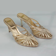 Women's Pointed Toe Stiletto Pumps (Gold) – Shop at OWNLUXE