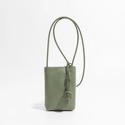 Leather Mini Phone Crossbody Bag – Shop at OWNLUXE