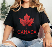 Canada Maple Leaf T-Shirt – Unisex Cotton Pride Tee | OWNLUXE