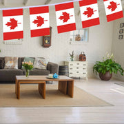 Canada Flag Bunting Banner - Pennant String Flags Set of 20 for Parties & Festivals