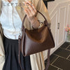 Leftside Small PU Leather Bucket Bag Shoulder Bags Short | OWNLUXE