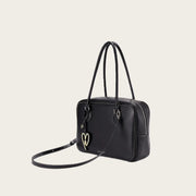 Large Capacity Soft Leather Tote Bag - Heart-Shaped Crossbody Handbag | OWNLUXE