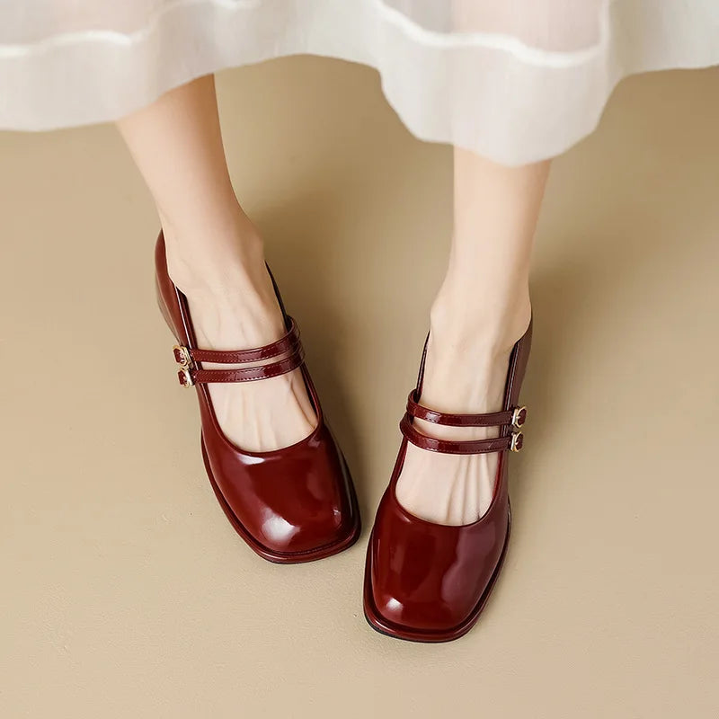 Mary Jane Pumps – Chic Slip-On High Heels for Office & Career