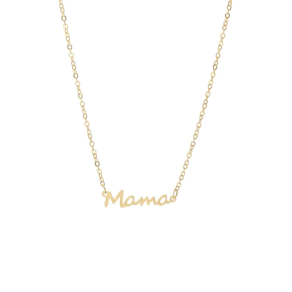 Mama Letter Necklace – Meaningful Everyday Gift (Style 1) | OWNLUXE