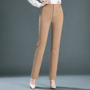 Stretch High Waist Trousers – Fashion Casual Slacks