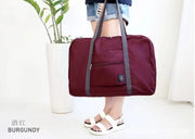 Nylon Travel Bag – Lightweight Soft Weekender Duffle that Packs Flat