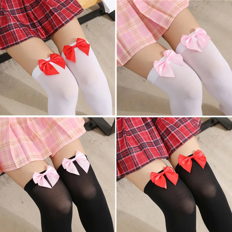 Bow Stockings | OWNLUXE