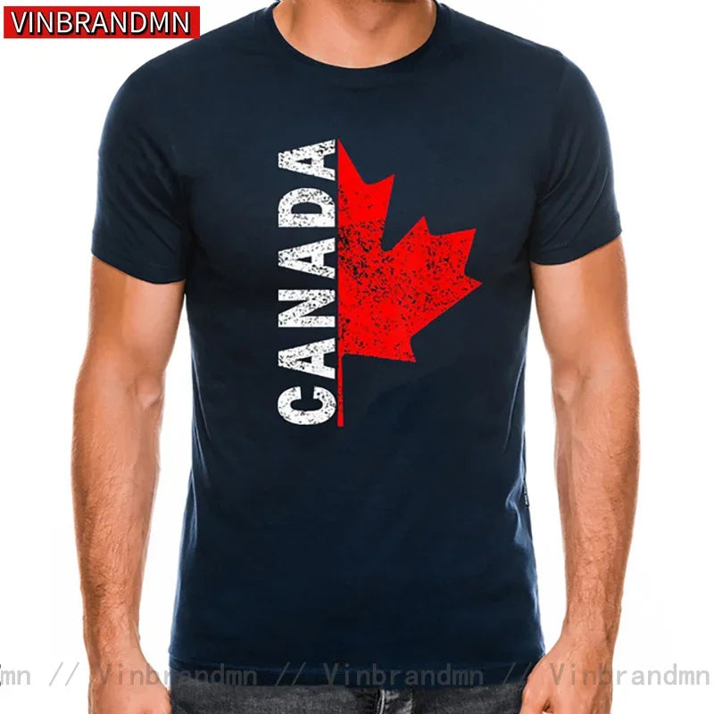 True North Strong Canada T-Shirt – Canadian Map Flag Maple Leaf Tee | OWNLUXE