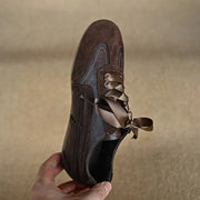 Women's Lace Leather Retro Sneakers – Shop at OWNLUXE