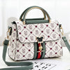 Structured Leather Printed Monogram Tote Bag | OWNLUXE