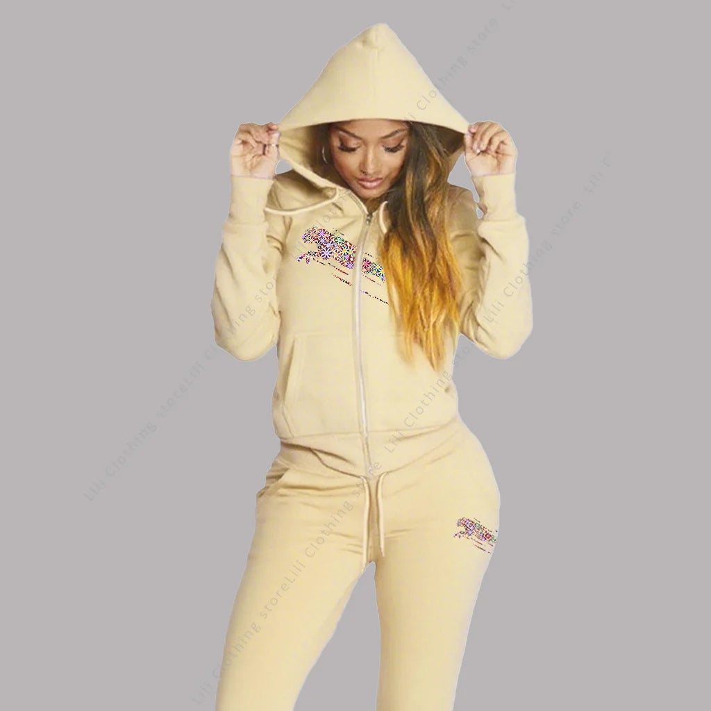 Women's Track Suit Hoodie | OWNLUXE