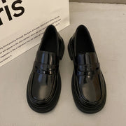 Women's Round Toe Retro Loafers – Shop at OWNLUXE