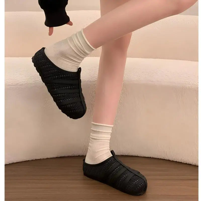 Women's Platform Breathable Retro Slippers – Shop at OWNLUXE