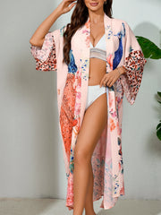Printed Wrap Boho Swim Cover-Up | OWNLUXE