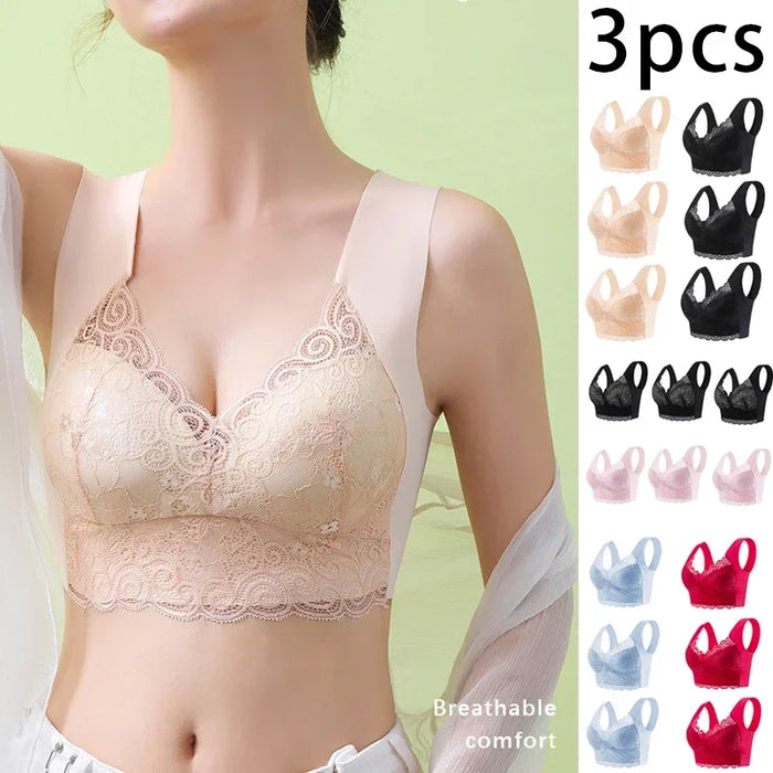Seamless Lace Bra Set | OWNLUXE