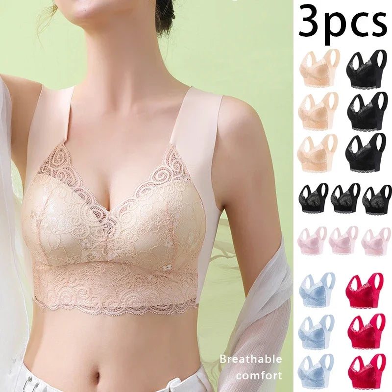 Seamless Lace Bra Set | OWNLUXE