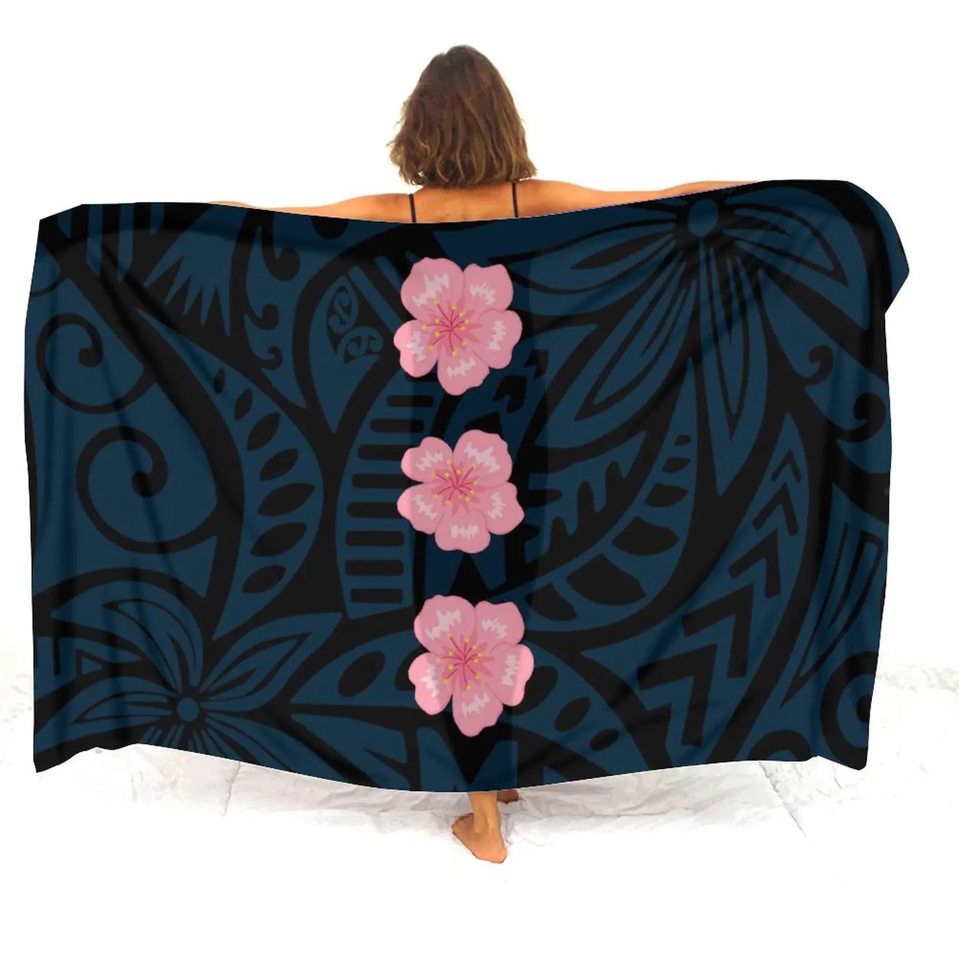 Floral Polynesian Swim Cover-Up | OWNLUXE