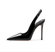 Women's High-Heel Leather High Heels (Nude 8Cm) | OWNLUXE