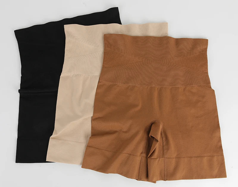 High-Waisted Tummy Control Shapewear Shorts - Body Shaper