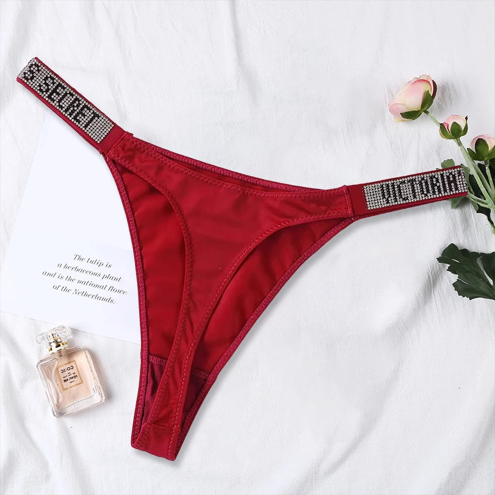 VS Sexy Lingerie Victoria's Secret Women Panties Seamless Lace Thongs Comfortable Breathable Panty High Waist Underwear