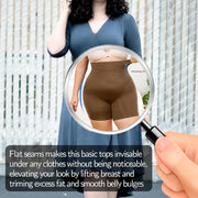 High-Waisted Tummy Control Shapewear Shorts - Body Shaper