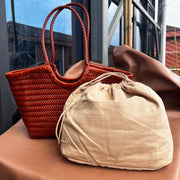 Split Leather Handbag – Shop at OWNLUXE