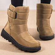 Boots Korean Style Winter Boots Women Low Heels Middle | OWNLUXE