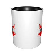 Maple Leaf Canada Canadian Is My Happy Place Mug Funny Ceramic Coffee Cups Tea Mugs Milk Cup Drinkware Gift for Friends