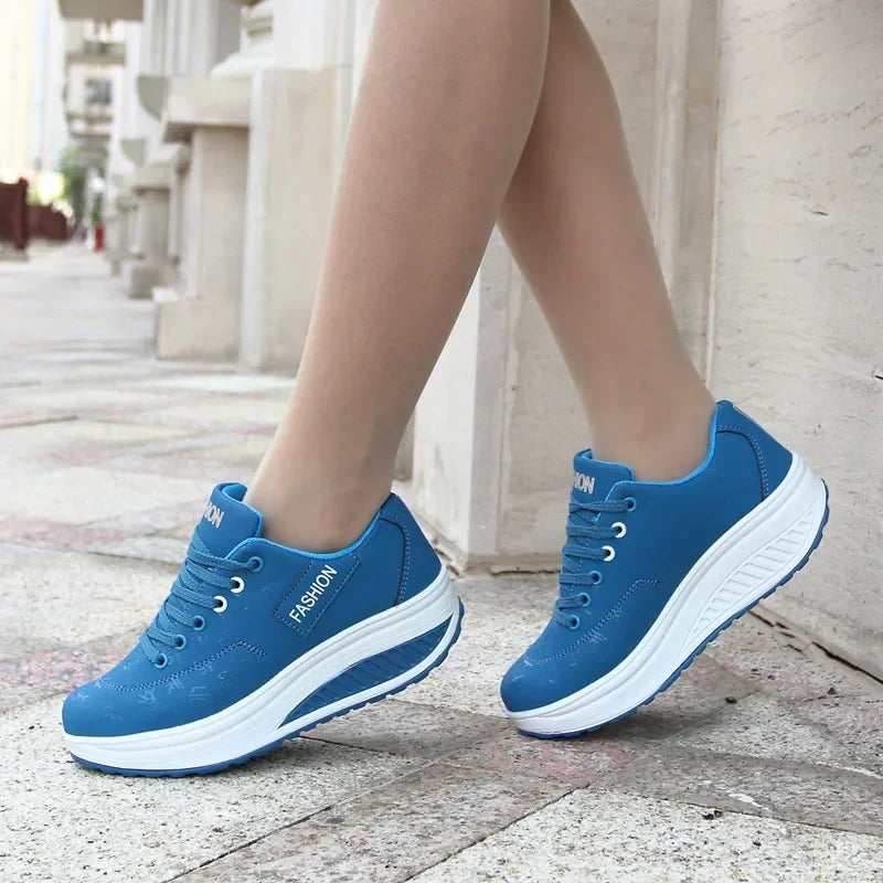 Women’s Lightweight Lace-Up Sneakers – Everyday Comfort