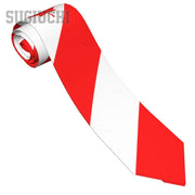 Canada Flag Emblem Neck Tie – Slim Plaid Tie for Wedding, Business & Canada Day