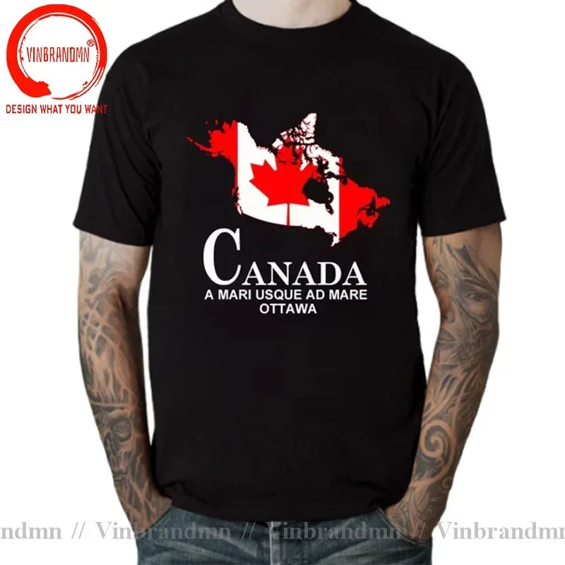 True North Strong Canada T shirts Canadian Map Flag Tshirt Toronto Ontario Canada Maple Leaf Canada Day Hockey The HIP Tee shirt
