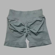 HISTELLO Sports Shorts 4.5" Women Yoga Shorts Seamless Low Waist Scrunch Bum Gym Leggings Workout Stretch Fitness Sports Shorts