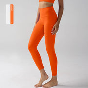 Women's High Waist Leggings (Fog Blue) | OWNLUXE