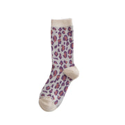 1 Pair Women Socks Spring Autumn Retro Style Men Couple Cotton Socks Flower Stripe Plaid Pattern Solid Colorful Socks EUR 37-43