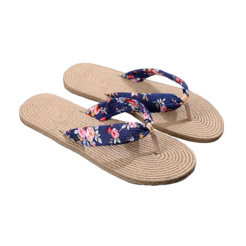 Women’s Floral Beach Flip Flops Anti-Slip Sandals