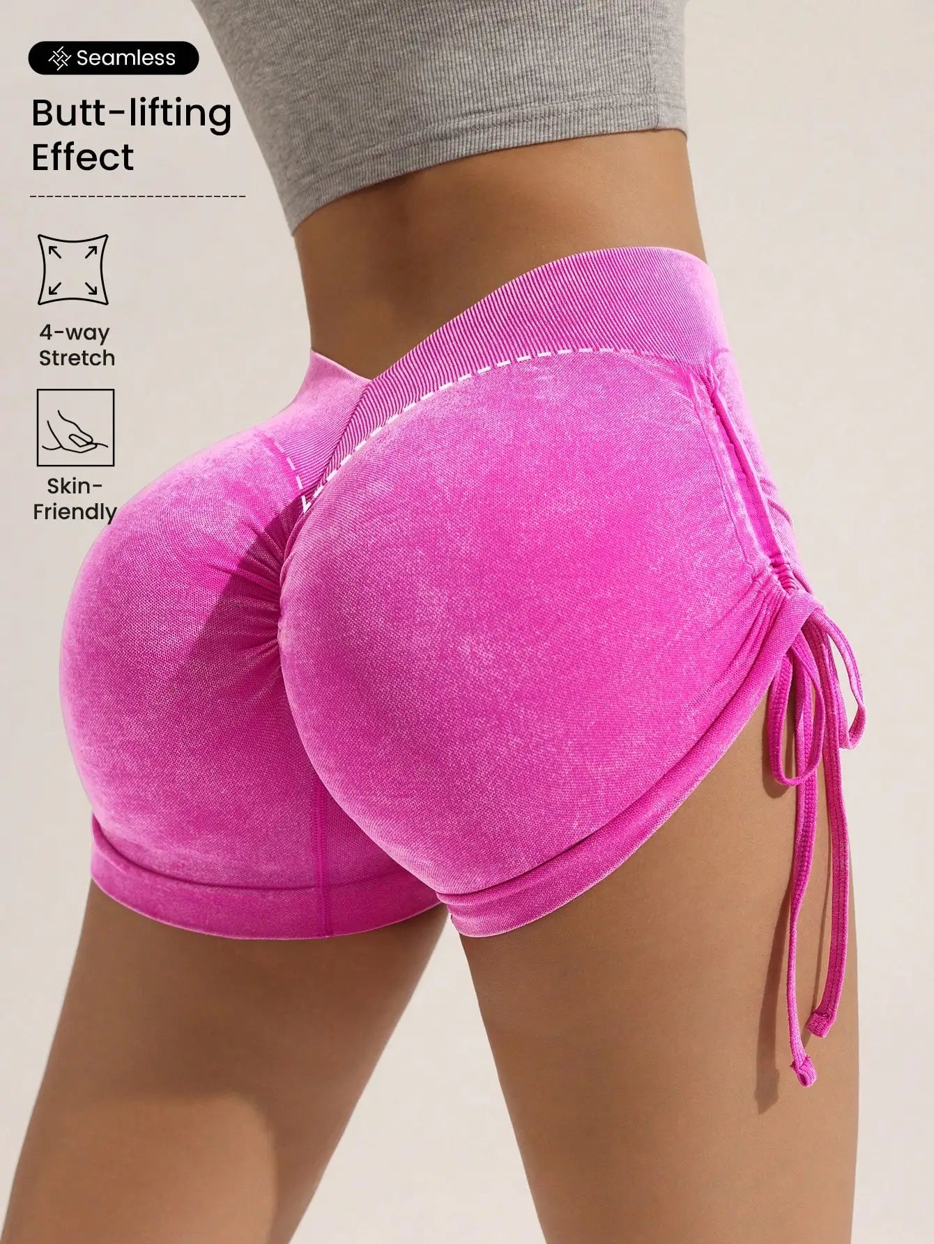 Drawstring Biker Running Sport Shorts | OWNLUXE